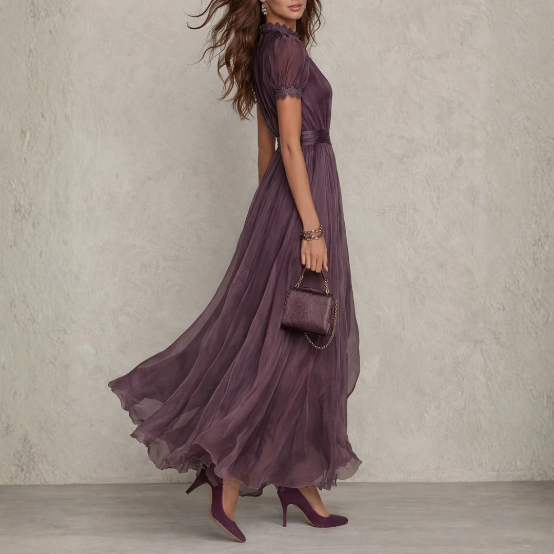 Yolanda | Long Robe with Stunning Fluidity