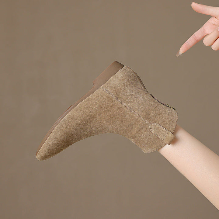 Renata Genuine Suede Chelsea Boots