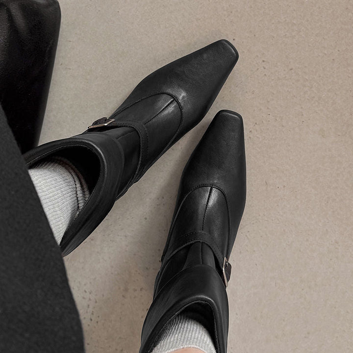 Genuine Suede Queli Ankle Boots
