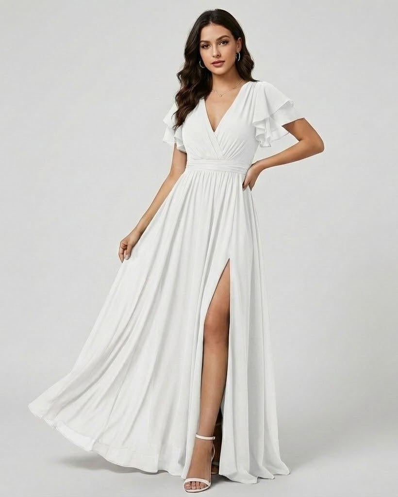 Bohumila | Ruffled Detail Long Dress