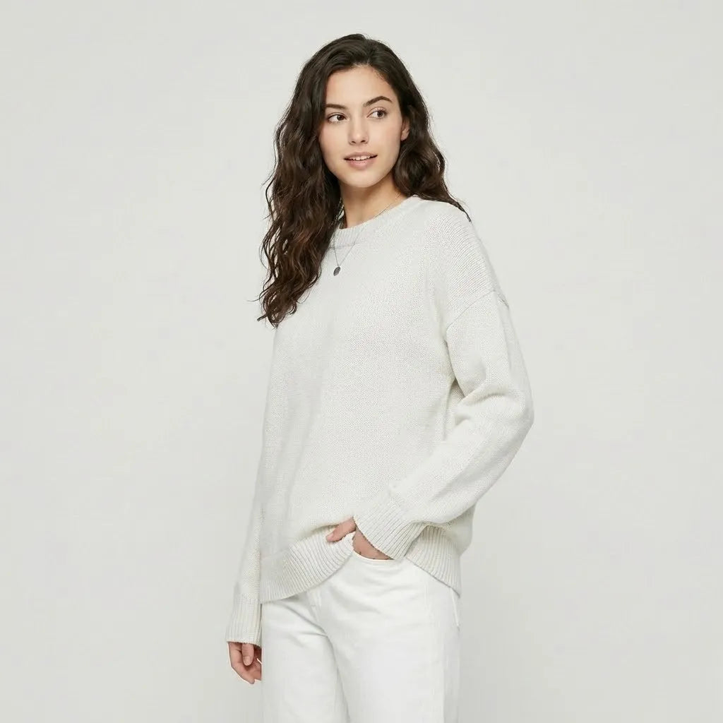 Timeless Relaxed Fit Soft Knitted Sweater