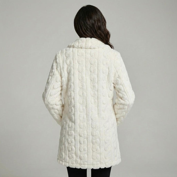 Cozy Long Knit Straight Coat
