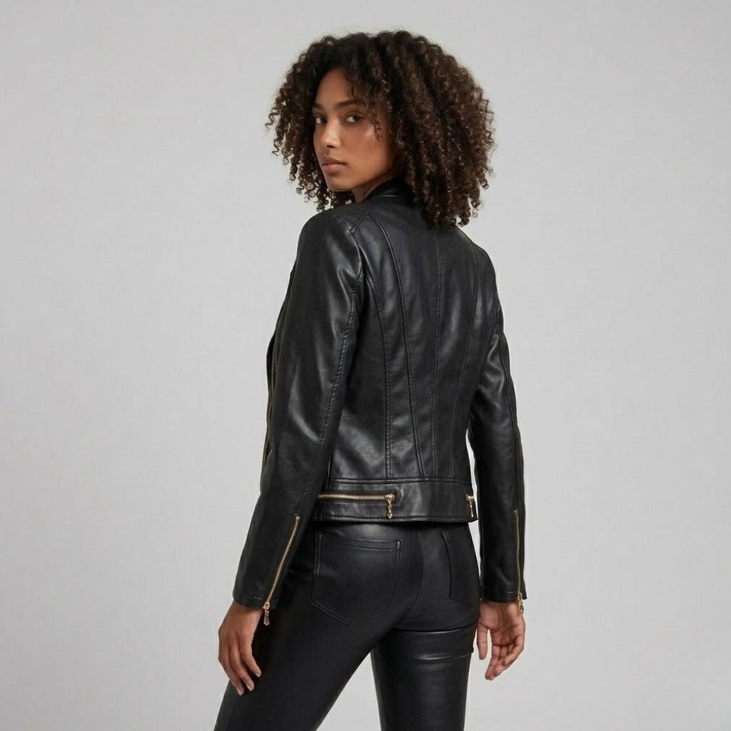 Urban-Inspired Structured Jacket with Asymmetric Design