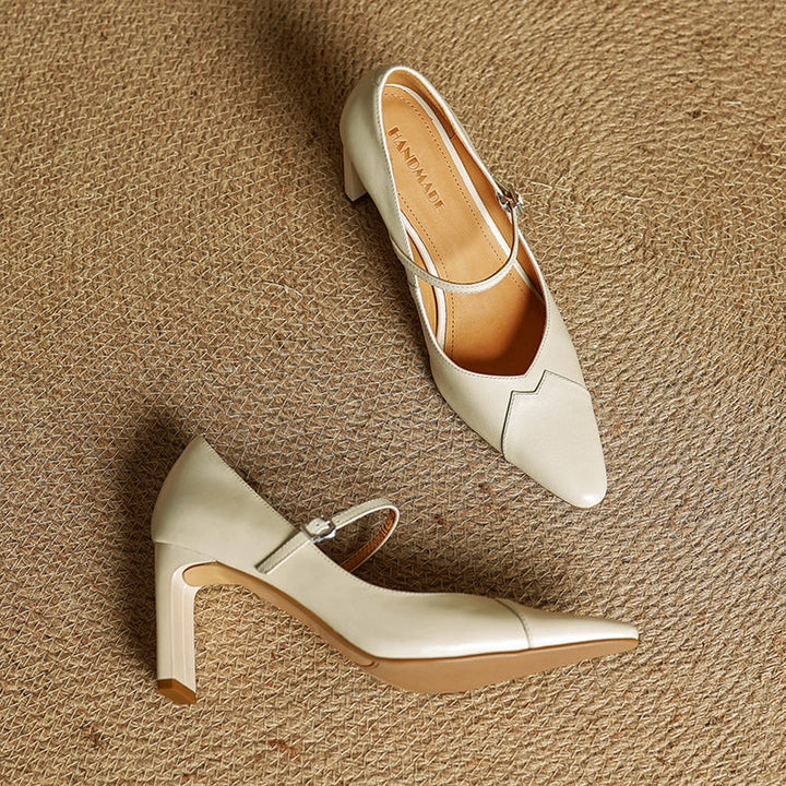 Genuine Leather Espadrilles