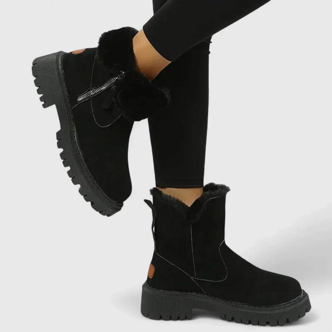 Irini - Comfortable and warm boots with soft lining for everyday elegance