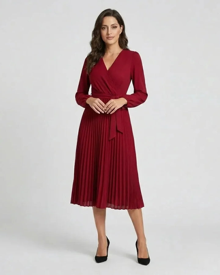 Judita | Ruched Waist Midi Dress