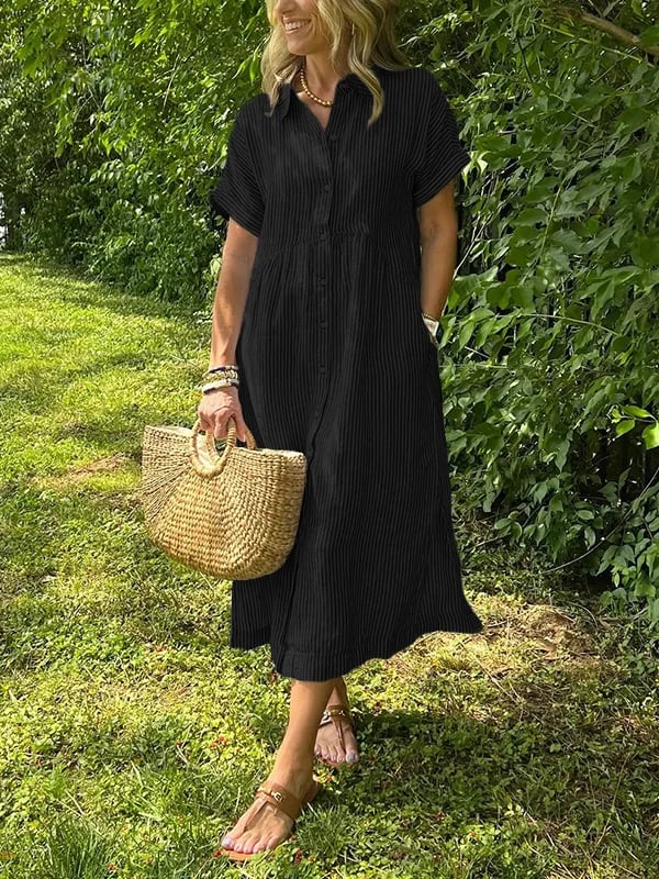 Taís - Chic Button-Up Dress