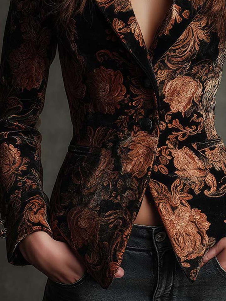 Yvette | Custom Floral Blazer