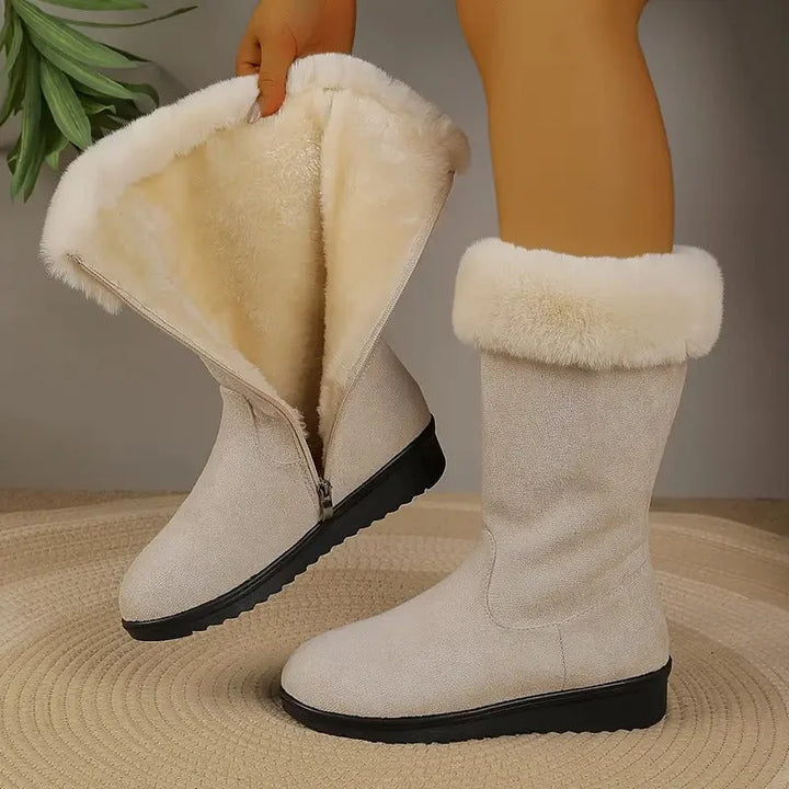 Dimitra – Warm Long Women's Boots for Everyday Comfort