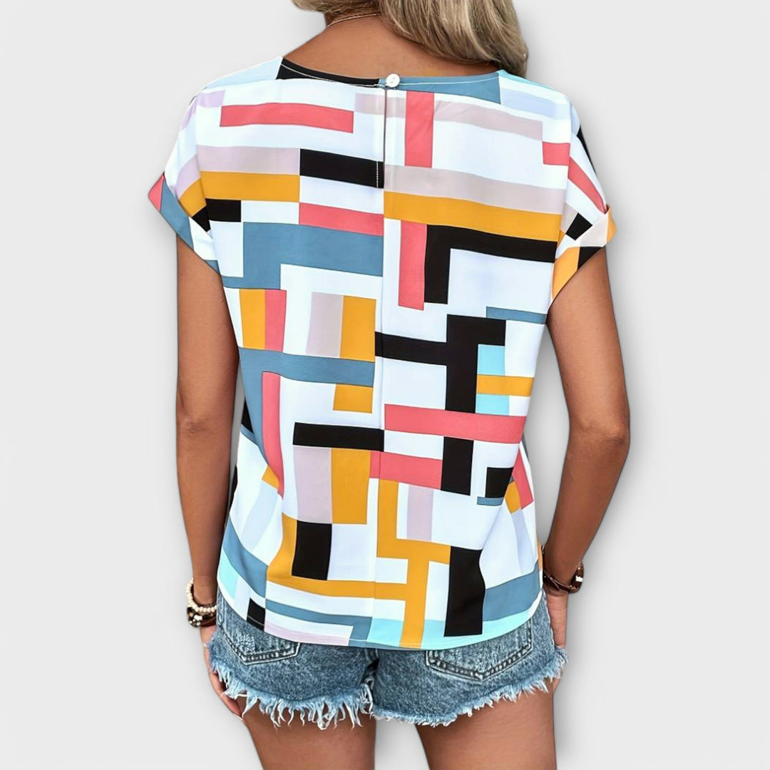 Monica - Short Sleeve Blouse