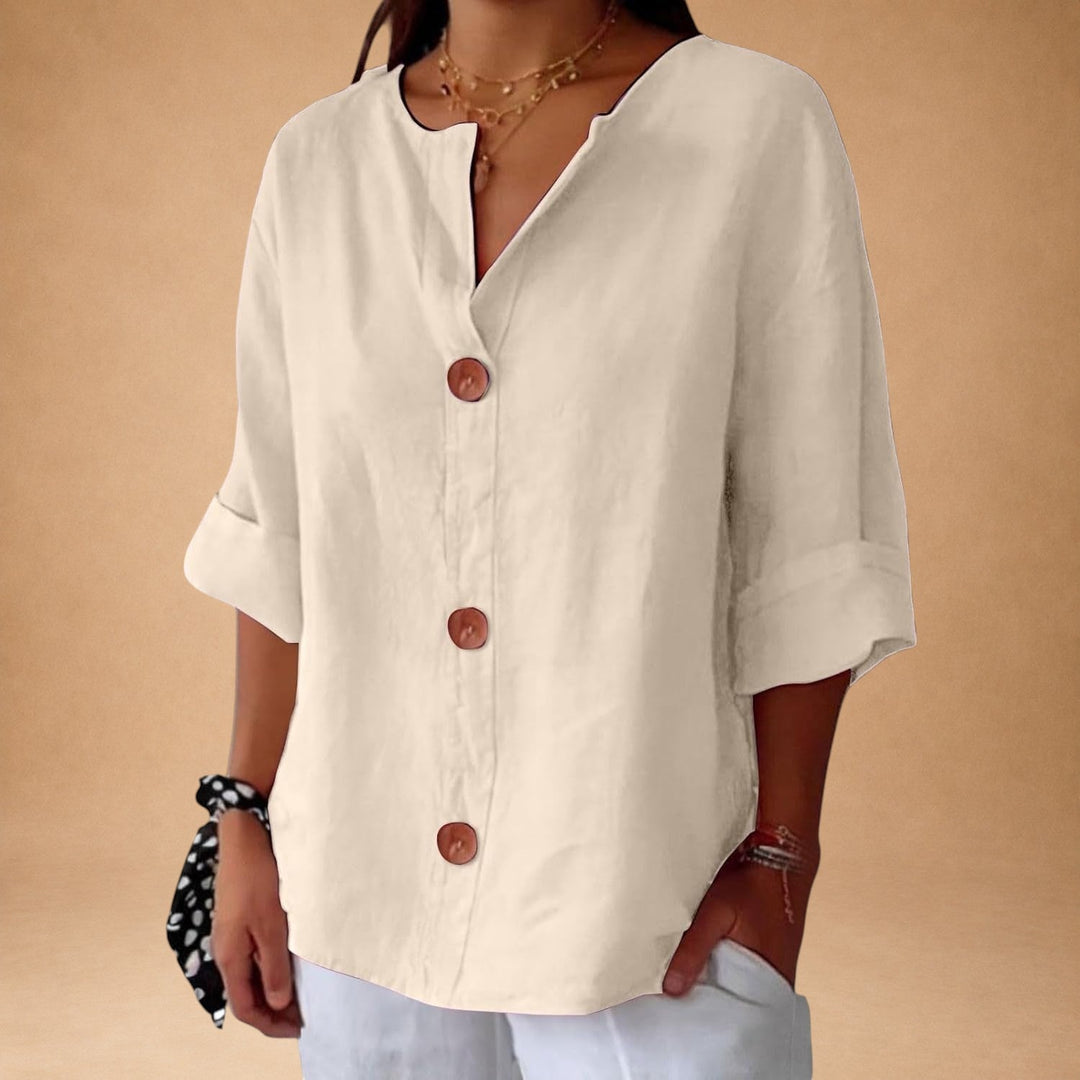 Casual Textured Blouse