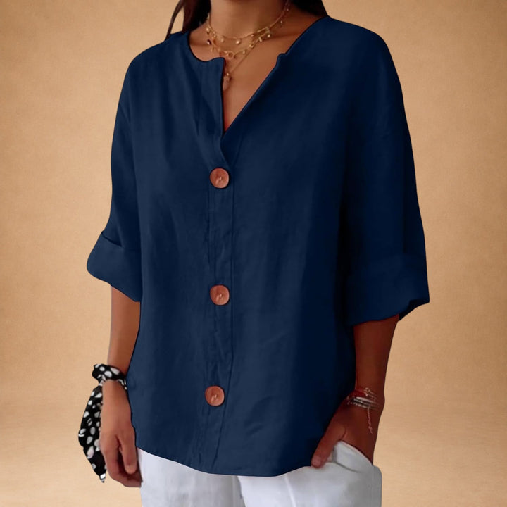 Casual Textured Blouse