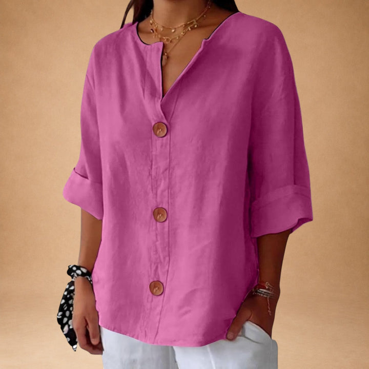Casual Textured Blouse