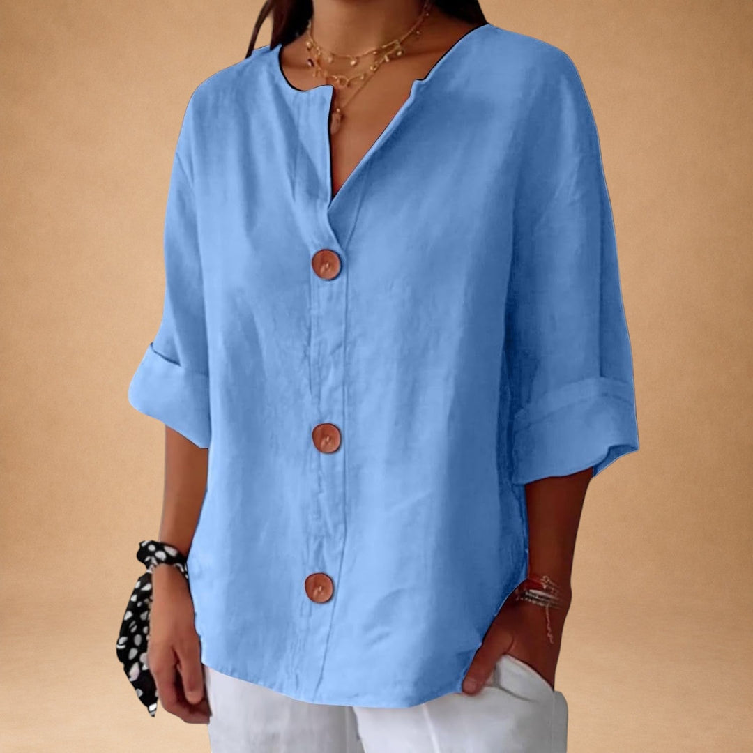 Casual Textured Blouse