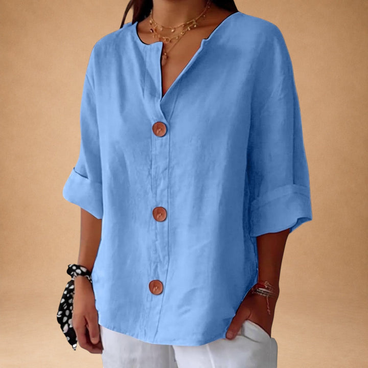 Casual Textured Blouse