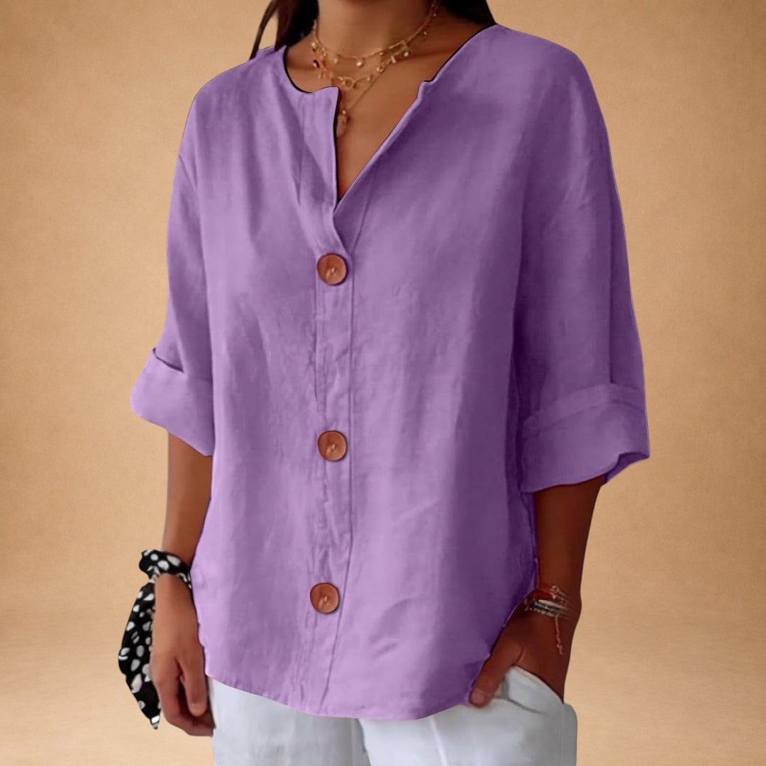 Casual Textured Blouse
