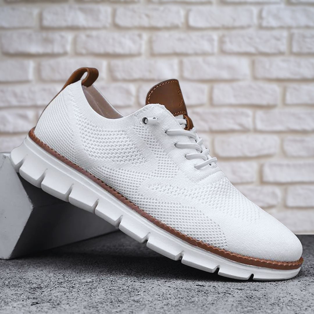 White Ultra-Comfort Breathable Sneakers