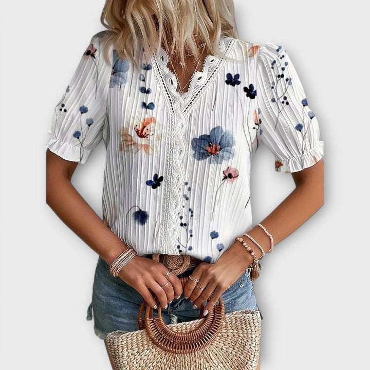 Emilia - V-Neck Blouse Design
