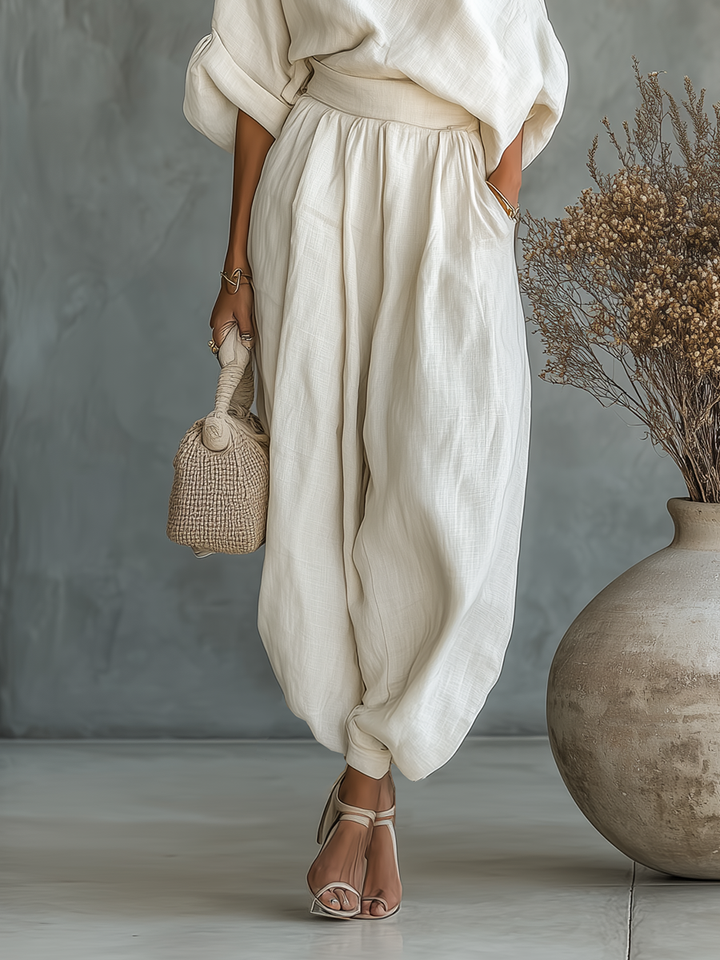 Lisa | Soft Off-Shoulder Top and Leggings Set