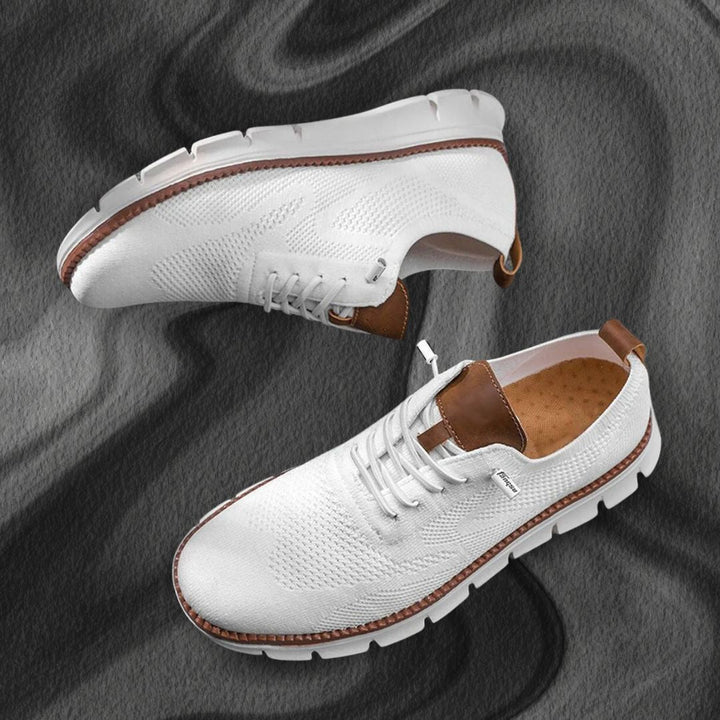 White Ultra-Comfort Breathable Sneakers