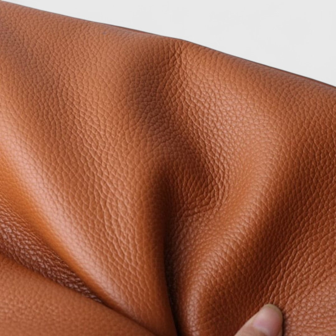 Plousia - Leather Shoulder Bag in a Simple and Elegant Design