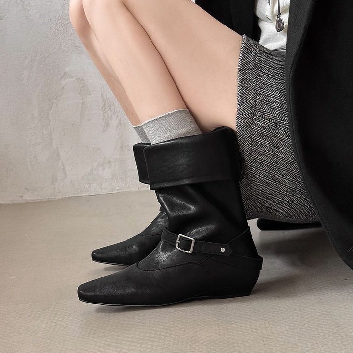 Queli Genuine Suede Boots