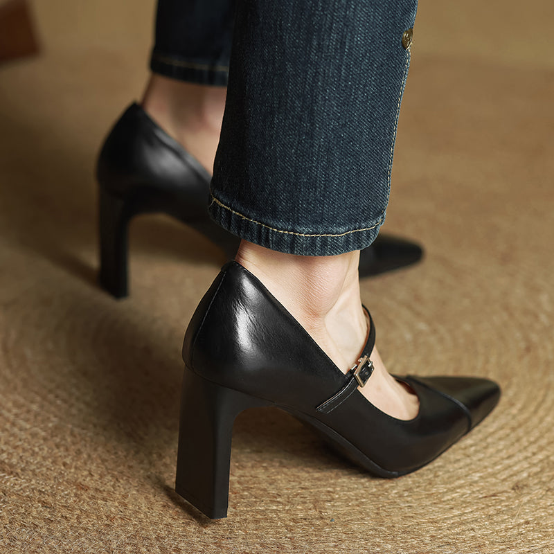 Genuine Leather Espadrilles