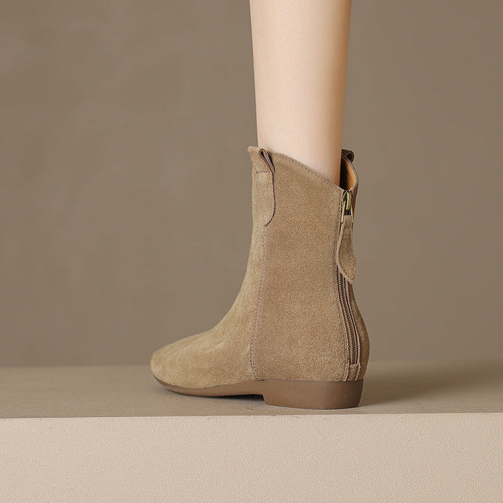Genuine Suede Renata Chelsea Boots