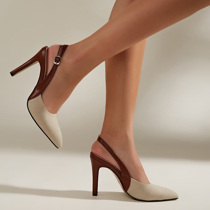 Geminis by Amélie™ | Heels with Contrasting Strap