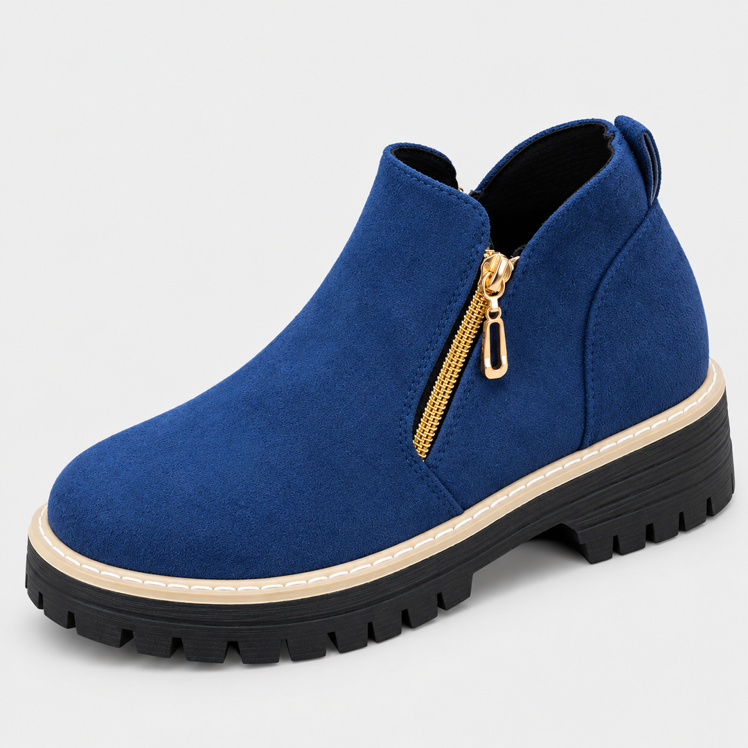 Double Zip Ankle Boots