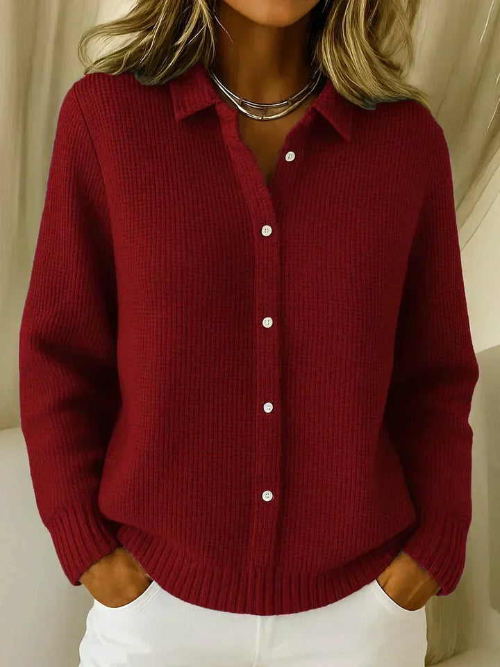 Katrina | Structured Sweater with Buttons