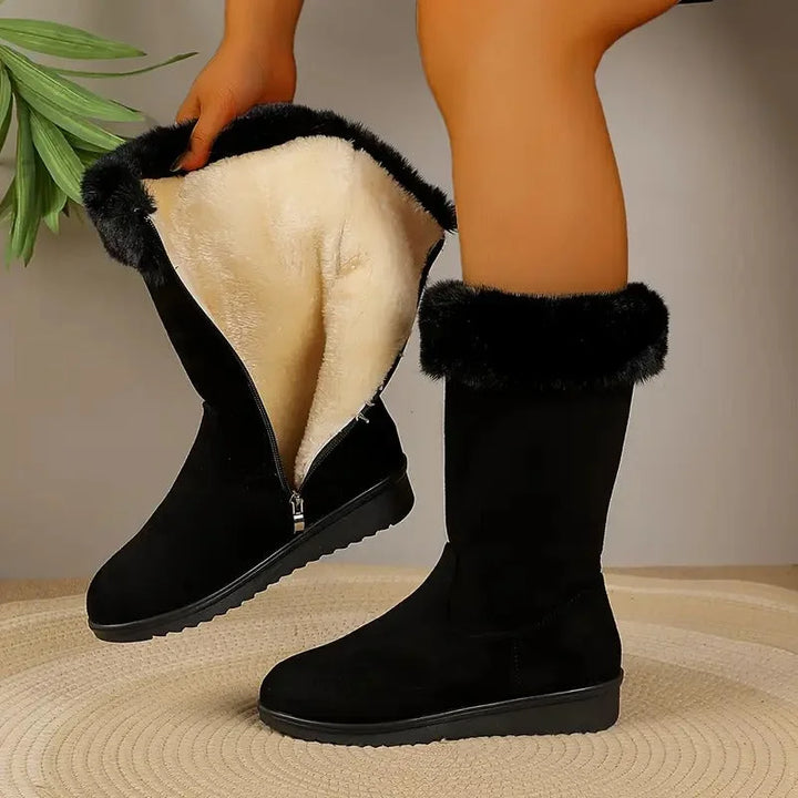 Dimitra – Warm Long Women's Boots for Everyday Comfort