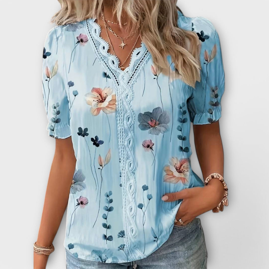 Emilia - V-Neck Blouse Design