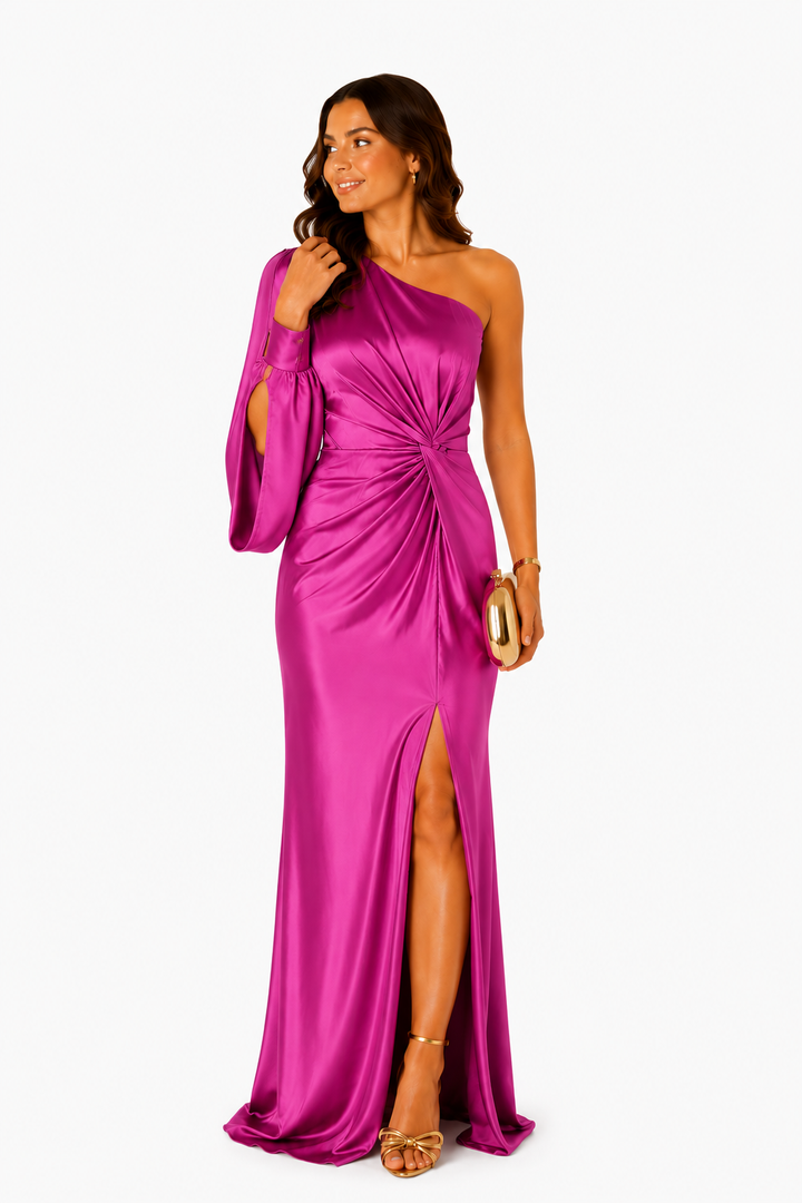 Milada | Chic Asymmetrical Maxi Gown