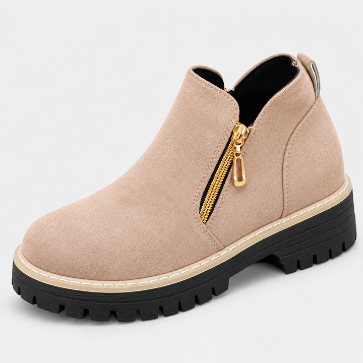 Double Zip Ankle Boots