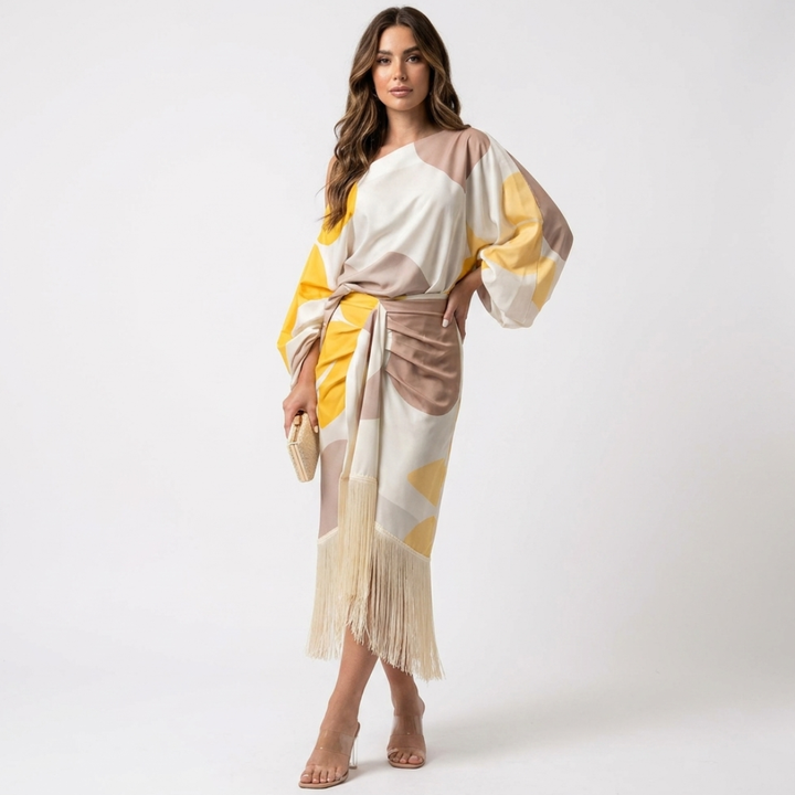 Calíope - Luxurious dress with a dazzling appearance