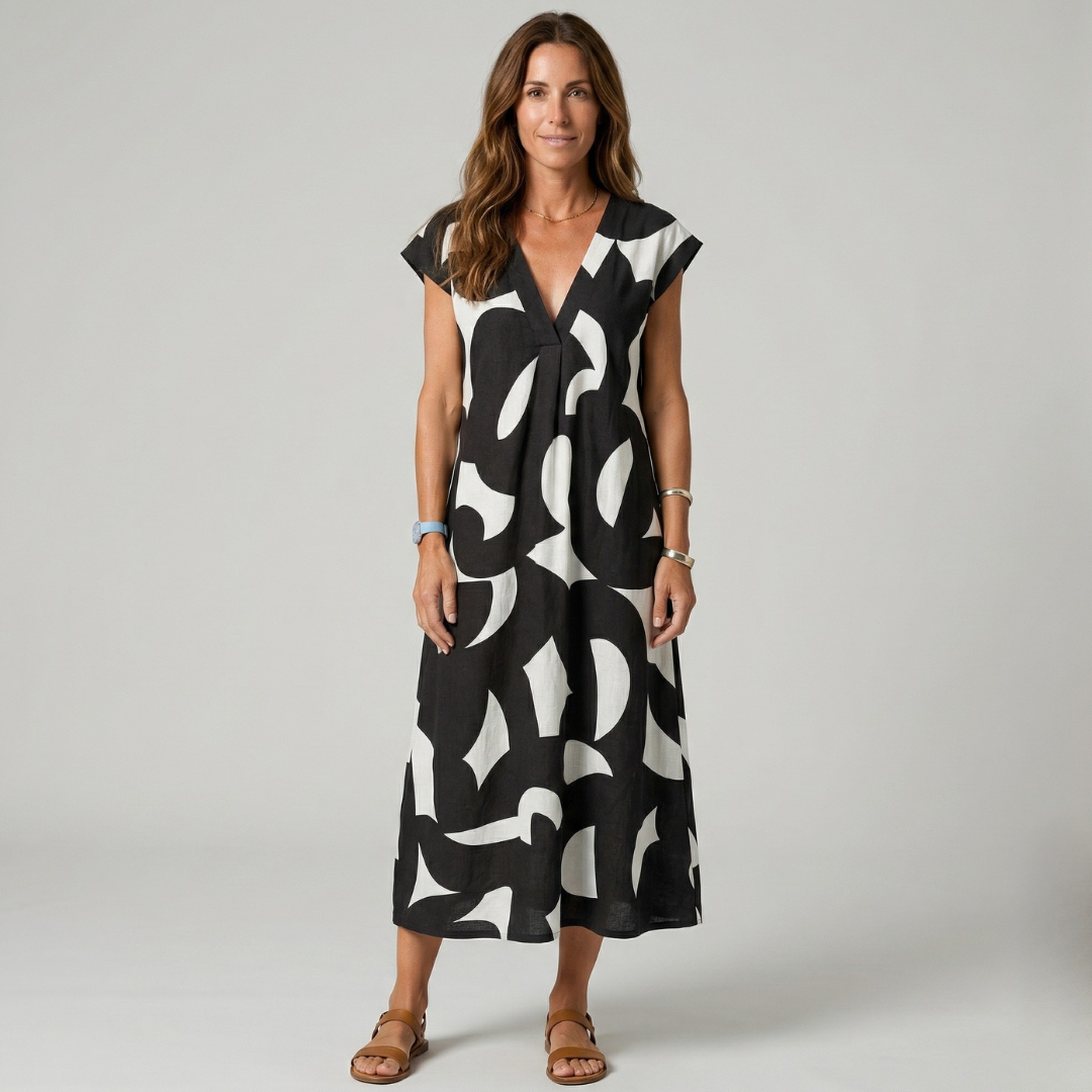 Thetis - Elegant Dress with Delicate Accents