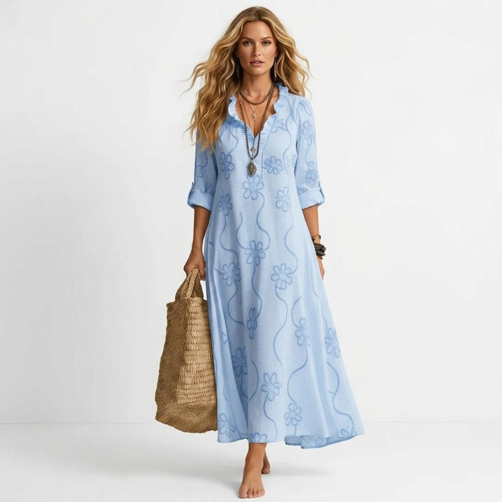 Clio - Floral Long Summer Dress