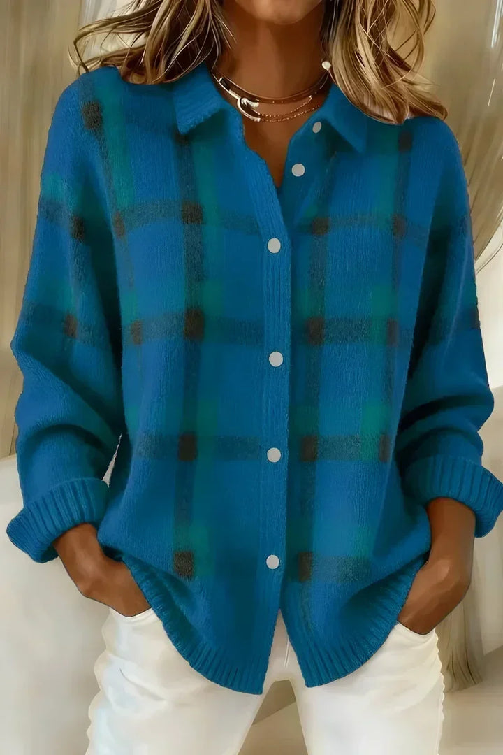 Kelsey | Brushed Check Sweater