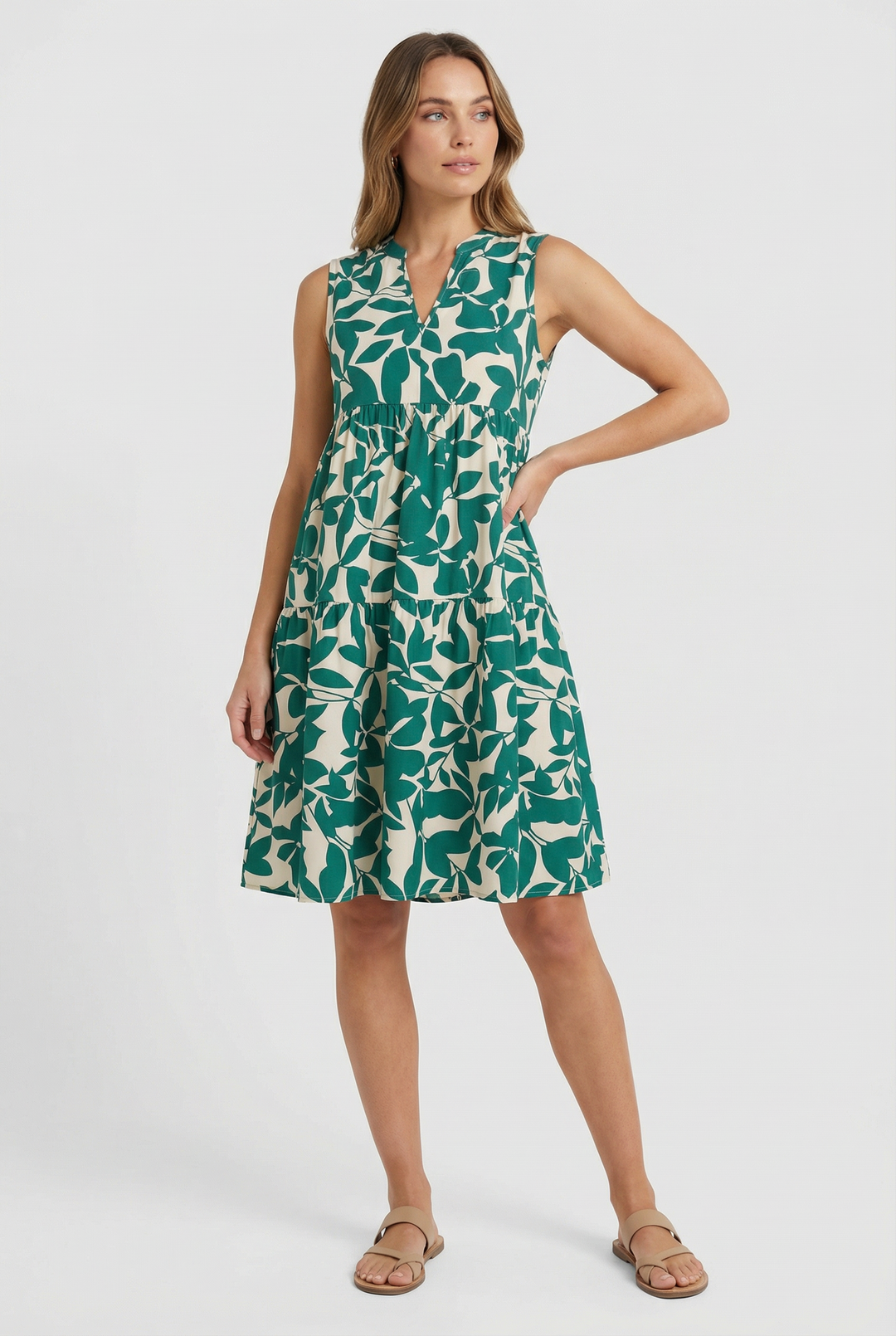 Evelína | Floral Print Summer Mini Dress