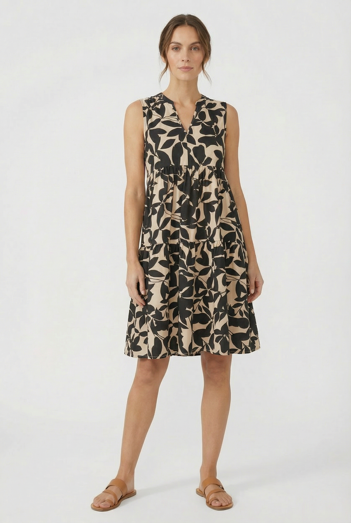 Evelína | Floral Print Summer Mini Dress