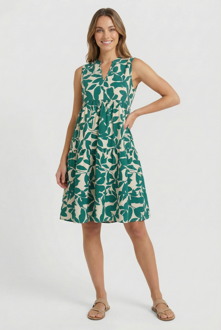 Evelína | Floral Print Summer Mini Dress