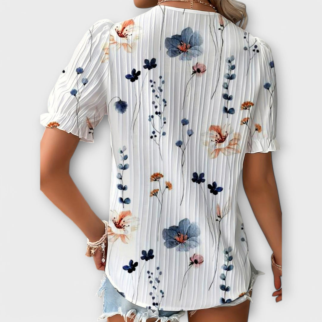 Emilia - V-Neck Blouse Design