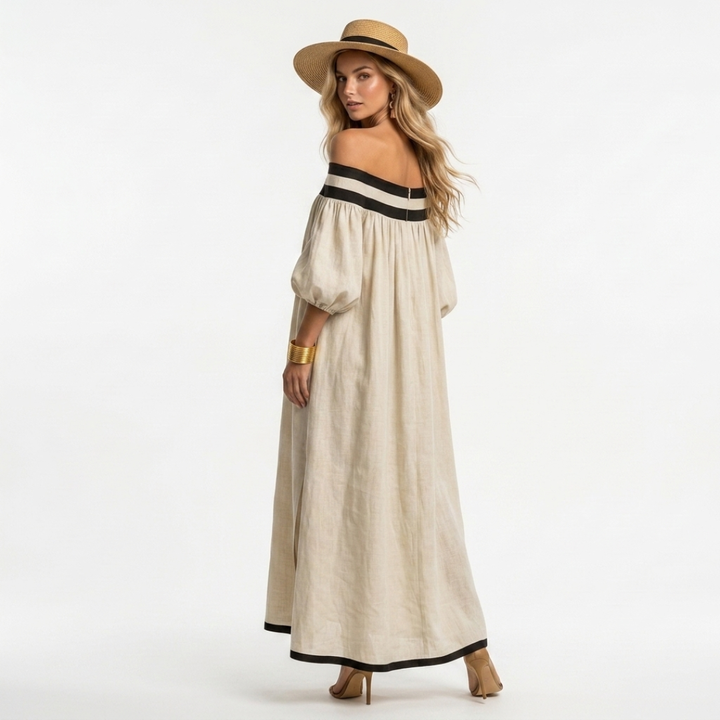 Aspasia - Long Dress with Comfortable Fit