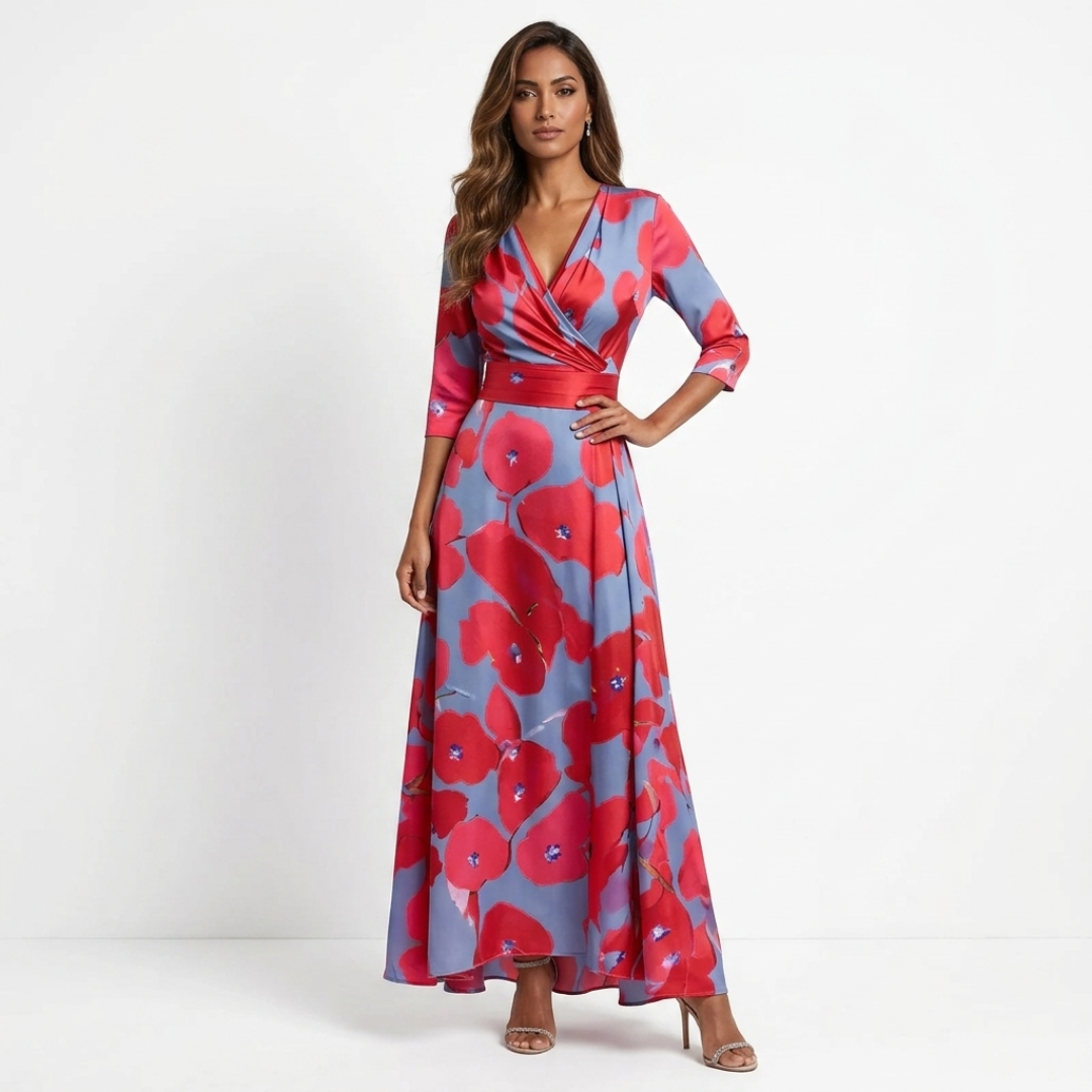 Chloe - Graceful Floral Maxi Dress