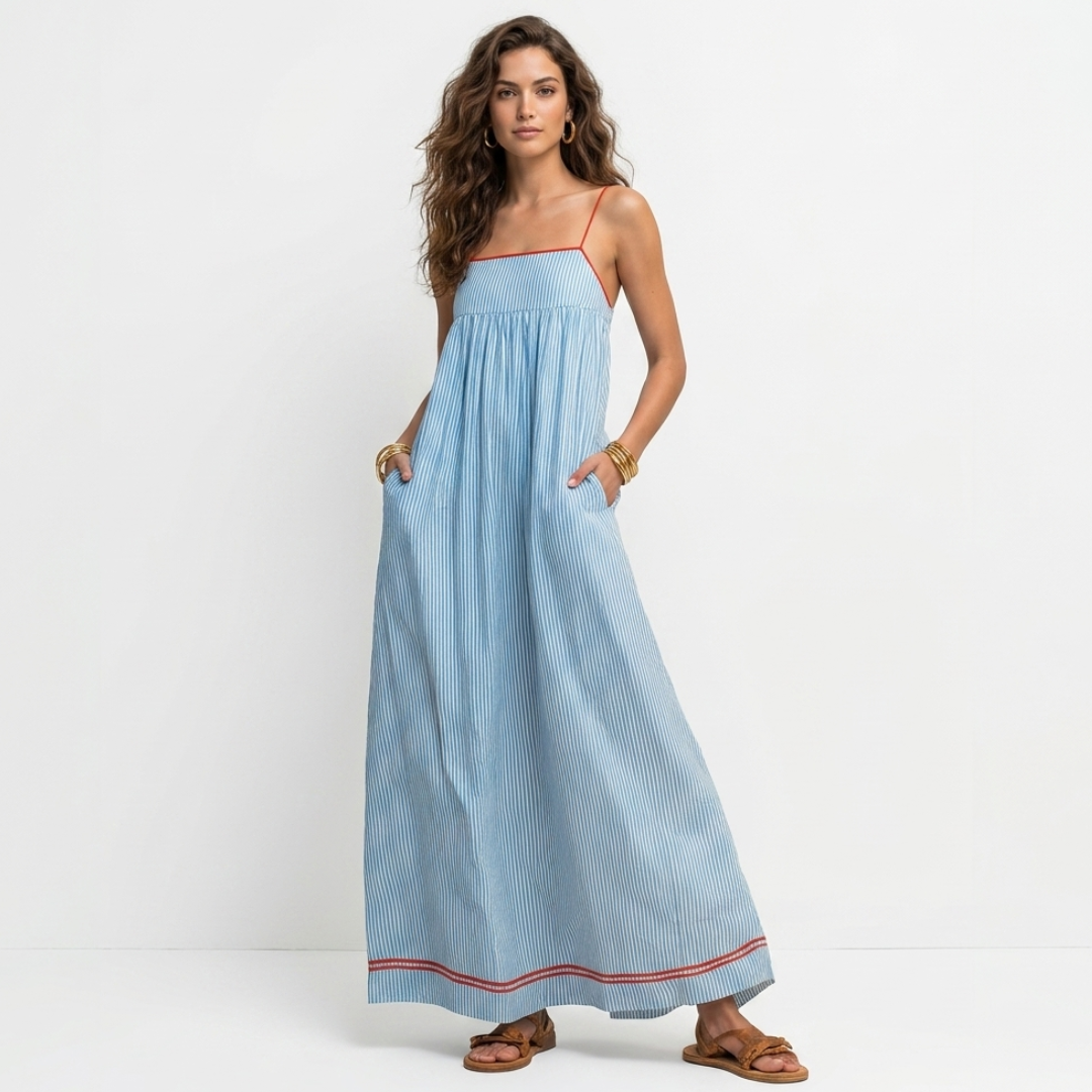 Sophia - Striped Maxi Dress