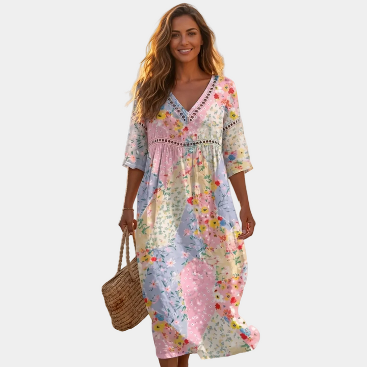 Delphine - Blooming Floral Dress