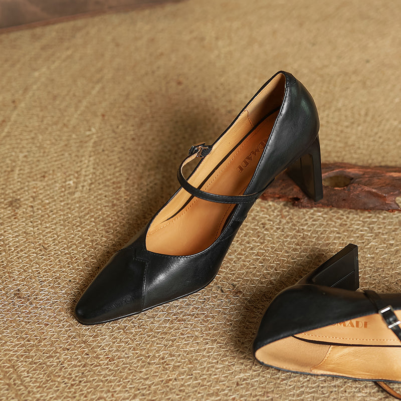 Genuine Leather Espadrilles