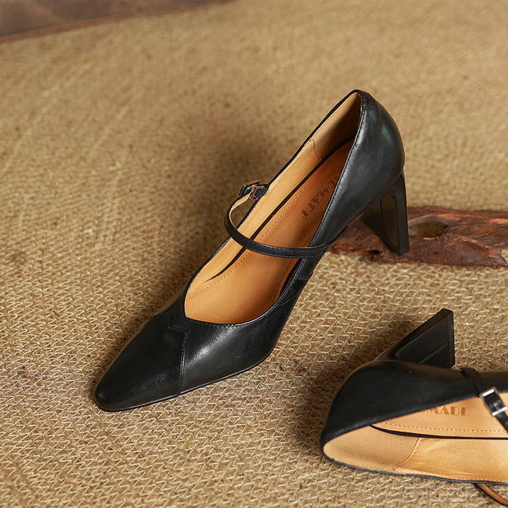 Genuine Leather Espadrilles