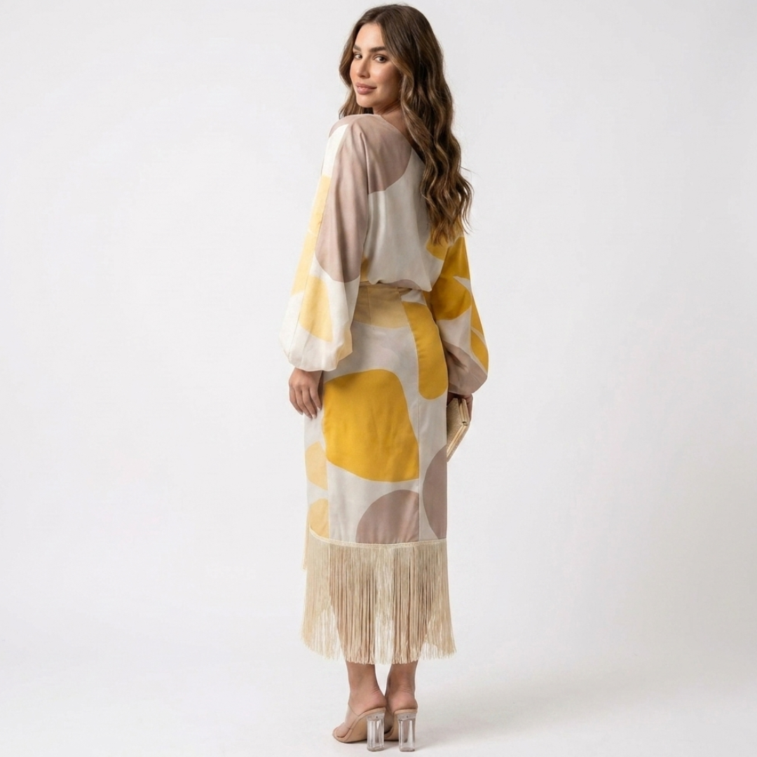 Calíope - Luxurious dress with a dazzling appearance